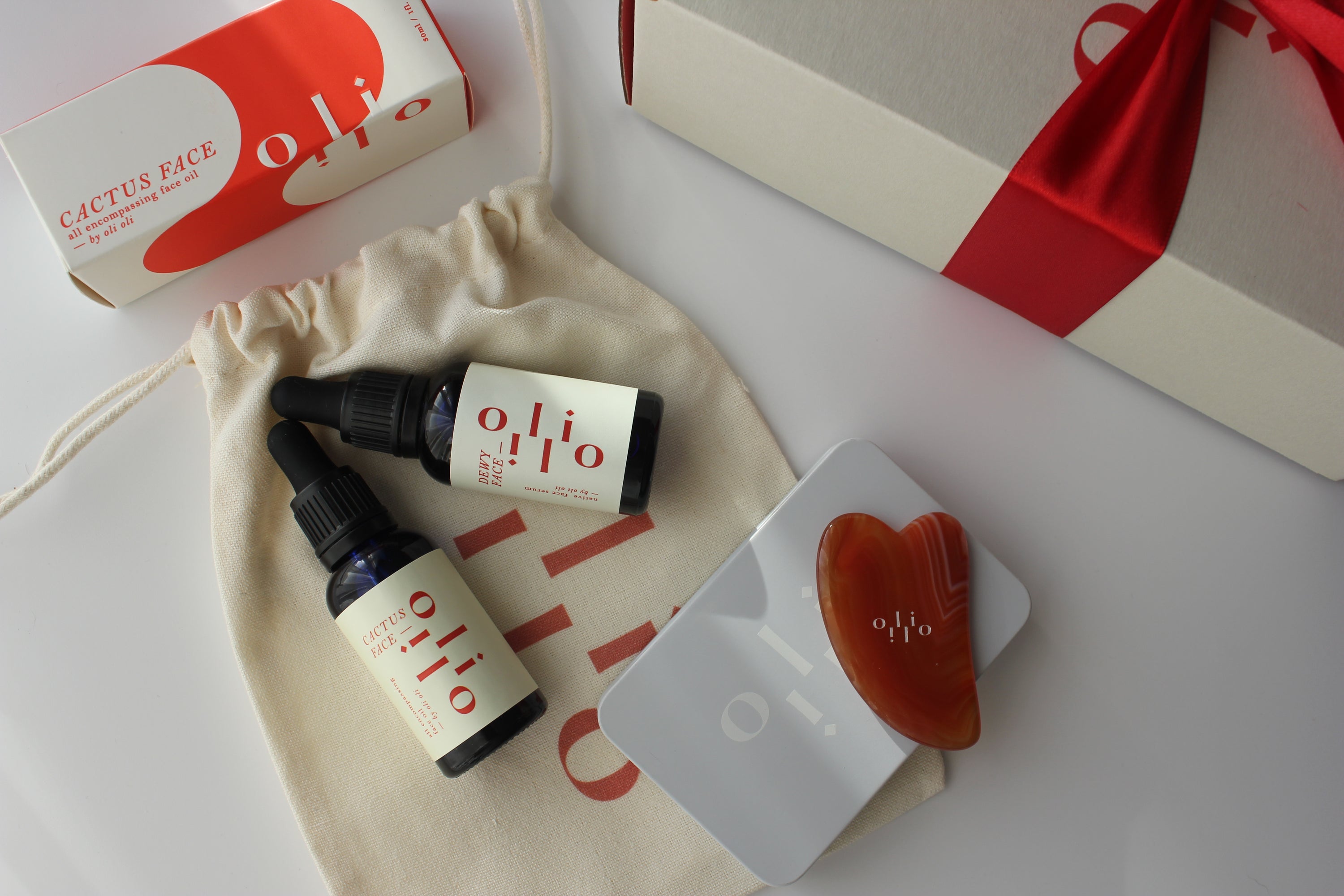 Face Gift Set — Prickly Pear Seed Face Oil + Australian Native Face Serum + Micro Sculpting Tool